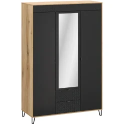 Mebelbos Szafy Do Przedpokoju|Szafy Do Pokoju Młodzieżowego*Szafa trzydrzwiowa z lustrem 3D2S Bellano