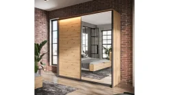 Lenart Szafy Do Przedpokoju|Szafy Do Sypialni*Szafa z lustrem do sypialni Quant QS-01