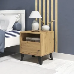 Mebelbos Komody Do Biura|Komody Do Przedpokoju*Szafka nocna, dąb artisan BORG