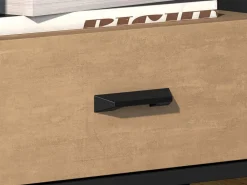 ML Meble Szafki Nocne*Szafka nocna Dąb craft złoty Colt 08