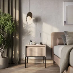 Lenart Szafki Nocne Do Sypialni|Szafki Nocne*Szafka nocna do sypialni Trend TR-10 dąb artisan