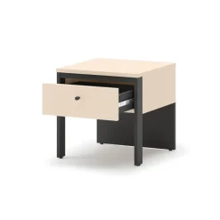 Lenart Szafki Nocne Do Pokoju Młodzieżowego|Szafki Nocne Do Sypialni*Szafka nocna z szufladą ENNA EN-05 beż piaskowy