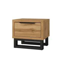 Helvetia Szafki Nocne Do Sypialni|Szafki Nocne*Szafka nocna z szufladą Halle S dąb wotan