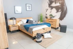 Helvetia Szafki Nocne Do Sypialni|Szafki Nocne*Szafka nocna z szufladą Halle S dąb wotan