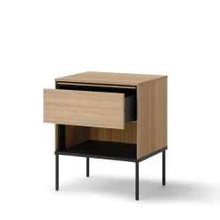 Dzieci Lenart Szafki Nocne Do Pokoju Młodzieżowego|Szafki Nocne Do Pokoju Dziecięcego*Szafka nocna z szufladą i półką VISSO VI-10 dąb linearny