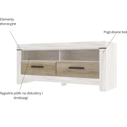 Mebelbos Szafki Rtv Do Salonu|Szafki Rtv*Szafka RTV dwie szuflady do pokoju dziennego Belen