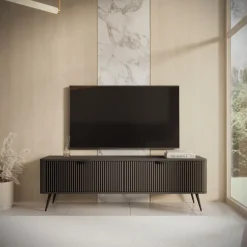 Laski Meble Szafki Rtv Do Salonu|Szafki Rtv*Szafka RTV na wysokich nóżkach, czarna