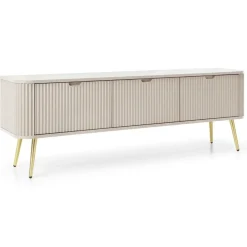 Piaski Szafki Rtv Do Salonu|Szafki Rtv*Szafka RTV ryflowana Zova kaszmirowa