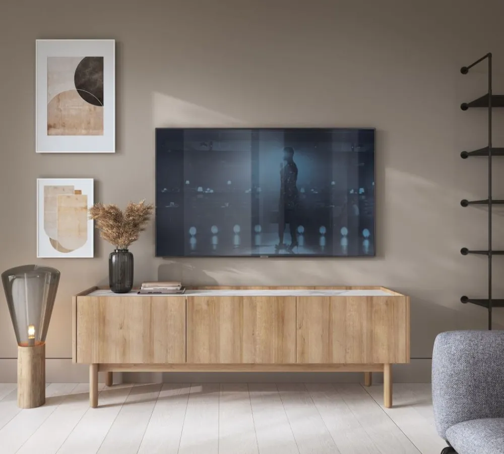 Piaski Szafki Rtv*Szafka RTV trzydrzwiowa Boho