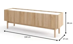 Piaski Szafki Rtv*Szafka RTV trzydrzwiowa Boho