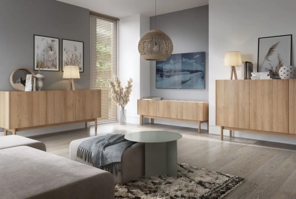 Piaski Szafki Rtv*Szafka RTV trzydrzwiowa Boho