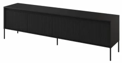 Lenart Szafki Rtv Do Salonu|Szafki Rtv*Szafka RTV z lamelami Trend TR-06 czarna