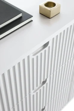 Piaski Szafki Rtv Do Salonu|Szafki Rtv*Szafka RTV z lamelowymi frontami Zova biała