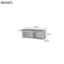 Lenart Tapczany|Szafki Wiszące Do Półkotapczanu*SZAFKA WISZĄCA UCHYLNA BC-29 DO PÓŁKOTAPCZANU SZARY BED CONCEPT