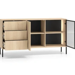 ML Meble Komody Do Biura|Komody Młodzieżowe*Szeroka komoda z szufladami Barnee 02