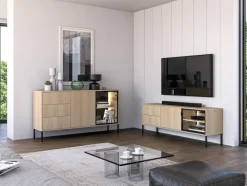 ML Meble Komody Do Biura|Komody Młodzieżowe*Szeroka komoda z szufladami Barnee 02