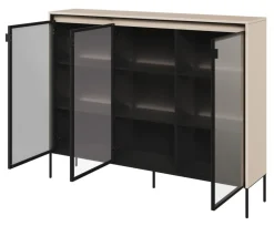 Lenart Szafki I Regały Do Biura|Witryny Do Jadalni*Szeroka witryna szklana   Trend TR-08 beż piaskowy