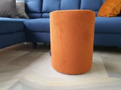 Dzieci Hauss Pufy Do Przedpokoju|Pufy Do Pokoju Młodzieżowego*Sztruksowa pufa okragła pomarańczowa Roller Cord 205.11