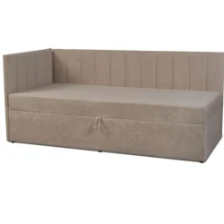 Dzieci Mebelbos Łóżka Młodzieżowe|Łóżka Do Pokoju Dziecięcego*Tapczan młodzieżowy 90x200 z pojemnkiem Cropp beżowy