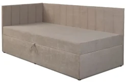 Dzieci Mebelbos Łóżka Młodzieżowe|Łóżka Do Pokoju Dziecięcego*Tapczan młodzieżowy 90x200 z pojemnkiem Cropp beżowy