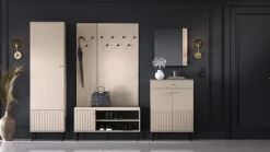 ML Meble Wieszaki*Tapicerowany panel z wieszakami 7W Sophie 20