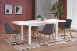 Halmar Stoły*TIAGO 2 stół rozkładany 140-220/80 blat: biały, nogi: biały (3p=1szt)1 sztuka