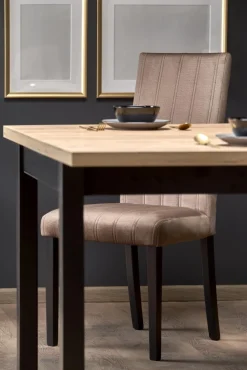 Halmar Stoły*TIAGO KWADRAT stół rozkładany 90-125/90 blat: dąb craft, nogi: czarny (2p=1szt)1 sztuka