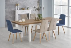 Halmar Stoły*TIAGO stół rozkładany 140-220/80 blat: dąb lancelot, nogi: biały (3p=1szt)1 sztuka