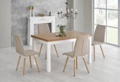 Halmar Stoły*TIAGO stół rozkładany 140-220/80 blat: dąb lancelot, nogi: biały (3p=1szt)1 sztuka