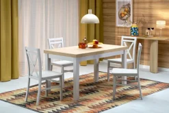 Halmar Stoły*TIAGO stół rozkładany 140-220/80 blat: dąb hikora, nogi: kaszmir (3p=1szt)1 sztuka