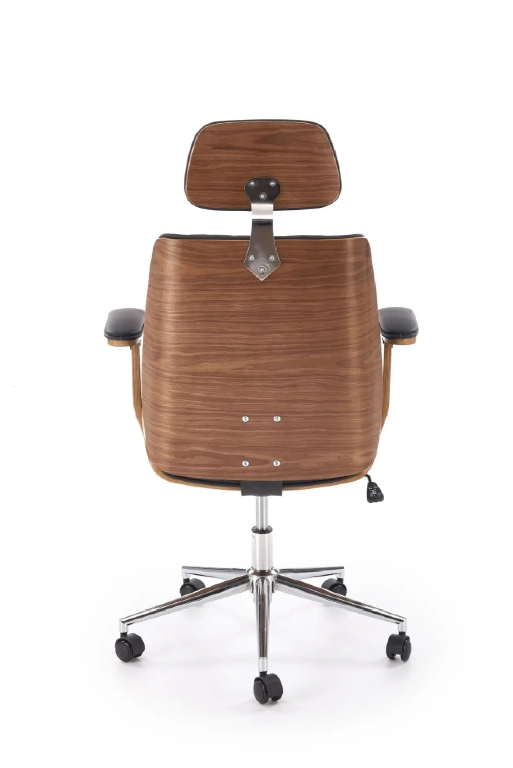 Halmar Fotele*TIMBER fotel gabinetowy orzechowy/czarny1 sztuka