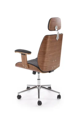 Halmar Fotele*TIMBER fotel gabinetowy orzechowy/czarny1 sztuka