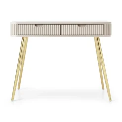 Piaski Toaletki I Konsole*Toaletka z lamelowymi frontami Zova kaszmirowa