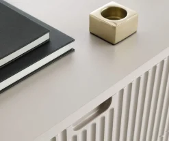 Piaski Toaletki I Konsole*Toaletka z lamelowymi frontami Zova kaszmirowa