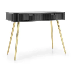 Piaski Toaletki I Konsole*Toaletka z lamelowymi frontami Zova czarna