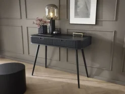 Piaski Toaletki I Konsole*Toaletka z lamelowymi frontami Zova czarna