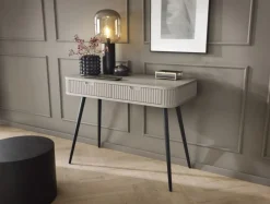 Piaski Toaletki I Konsole*Toaletka z lamelowymi frontami Zova kaszmirowa