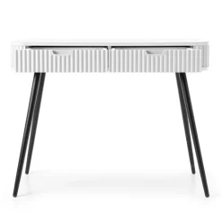 Piaski Toaletki I Konsole*Toaletka z lamelowymi frontami Zova biała