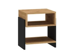 Dzieci ML Meble Szafki Nocne Do Pokoju Młodzieżowego|Szafki Nocne Do Pokoju Dziecięcego*TRIS 01 dąb artisan/czarny - szafka nocna