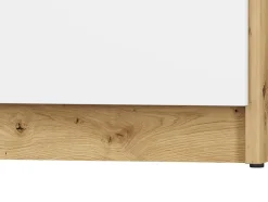 Dzieci ML Meble Szafy Do Przedpokoju|Szafy Do Pokoju Młodzieżowego*Trzydrzwiowa szafa z drążkami i półkami FINI 02