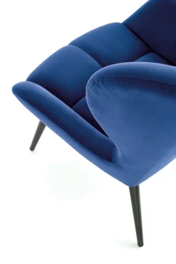 Halmar Fotele*TYRION fotel wypoczynkowy granatowy