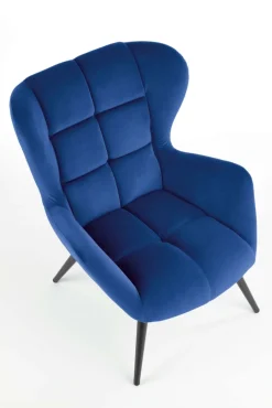 Halmar Fotele*TYRION fotel wypoczynkowy granatowy