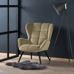 Halmar Fotele*TYRION fotel wypoczynkowy beżowy