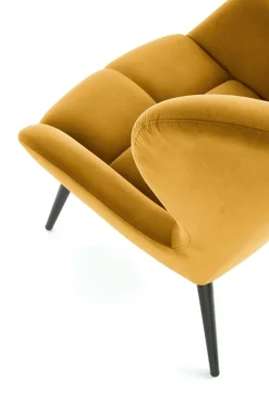 Halmar Fotele*TYRION fotel wypoczynkowy musztardowy