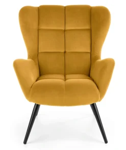 Halmar Fotele*TYRION fotel wypoczynkowy musztardowy