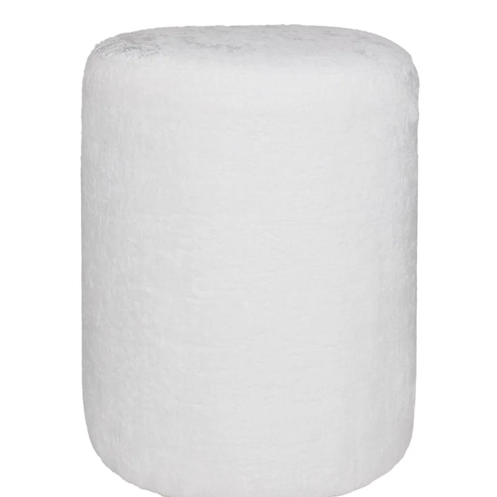 Dzieci Hauss Pufy Do Przedpokoju|Pufy Do Pokoju Młodzieżowego*Uniwersalna okrągła pufa pluszowa biała Roller