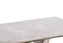Halmar Stoły*VALENTINO stół rozkładany jasny popiel/złoty (3p=1szt)1 sztuka