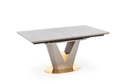 Halmar Stoły*VALENTINO stół rozkładany jasny popiel/złoty (3p=1szt)1 sztuka