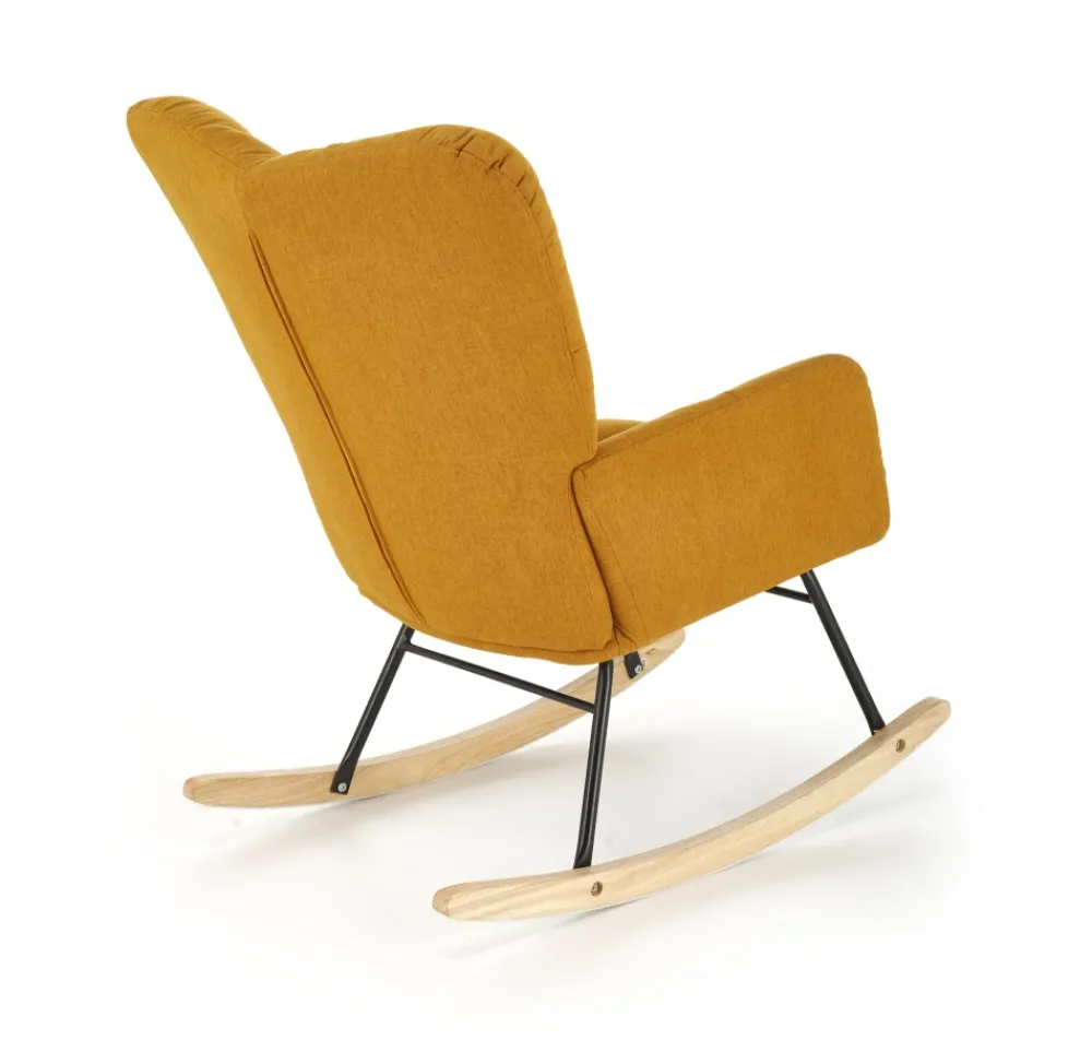 Halmar Fotele*VASCO fotel bujany musztardowy1 sztuka