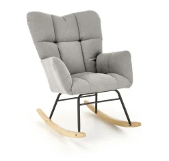 Halmar Fotele*VASCO fotel bujany popielaty1 sztuka